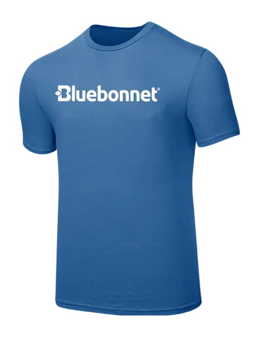 Seriously Soft Light Navy T-Shirt w/Bluebonnet Logo