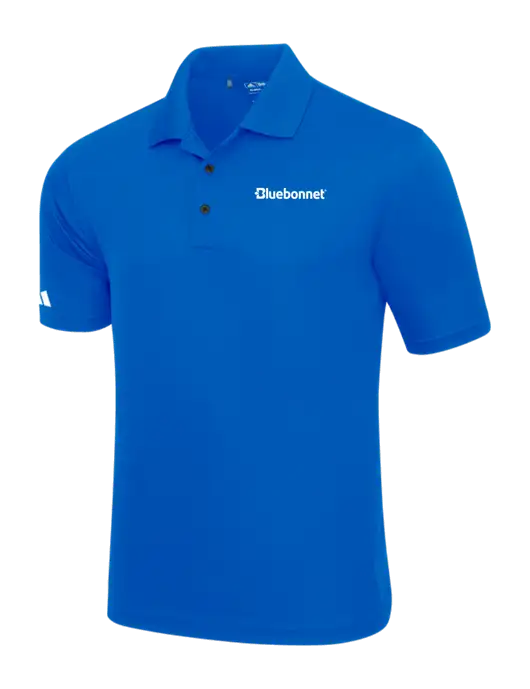 Adidas Royal Basic Sport Polo w/Bluebonnet Logo
