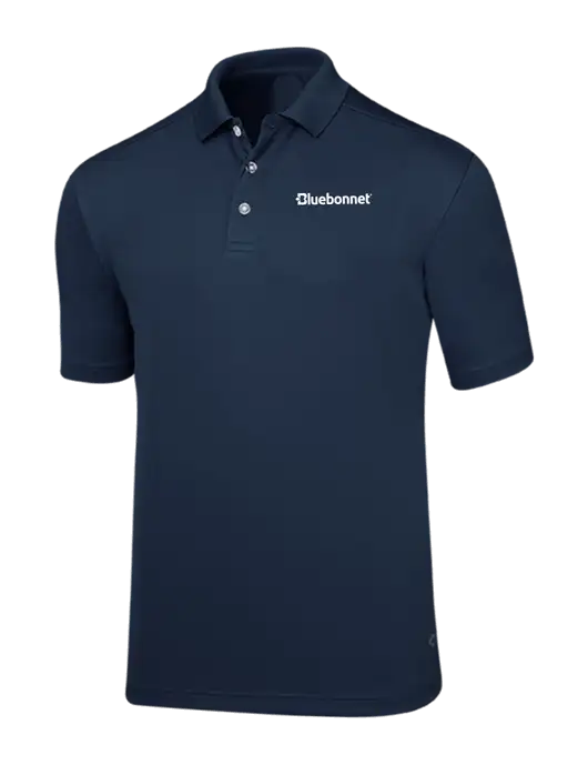 Callaway Core Navy Performance Polo w/Bluebonnet Logo
