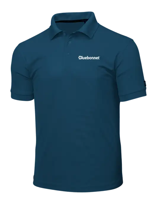 OGIO Light Navy Caliber 2.0 Polo w/Bluebonnet Logo