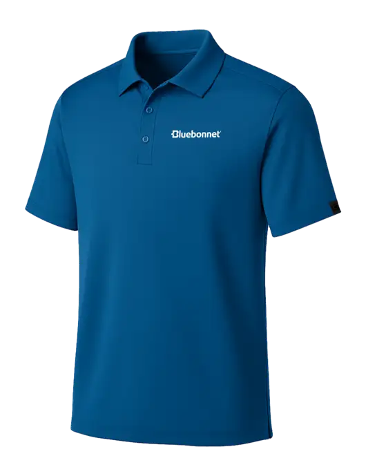 OGIO Royal Blue Framework Polo w/Bluebonnet Logo