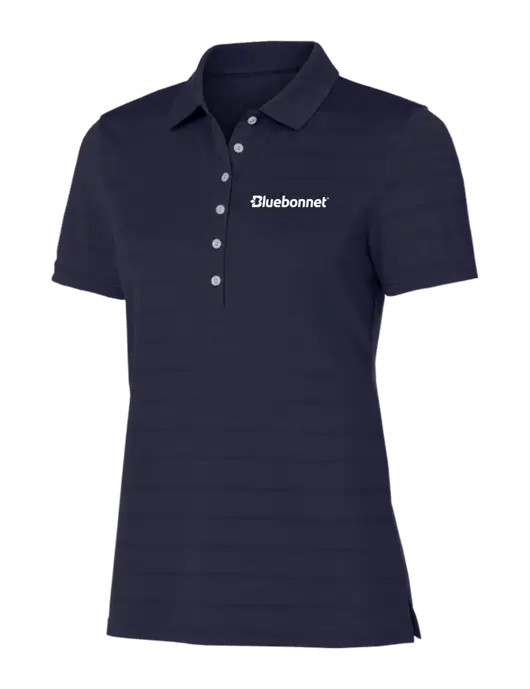 Callaway Womens Navy Ventilated Polo w/Bluebonnet Logo