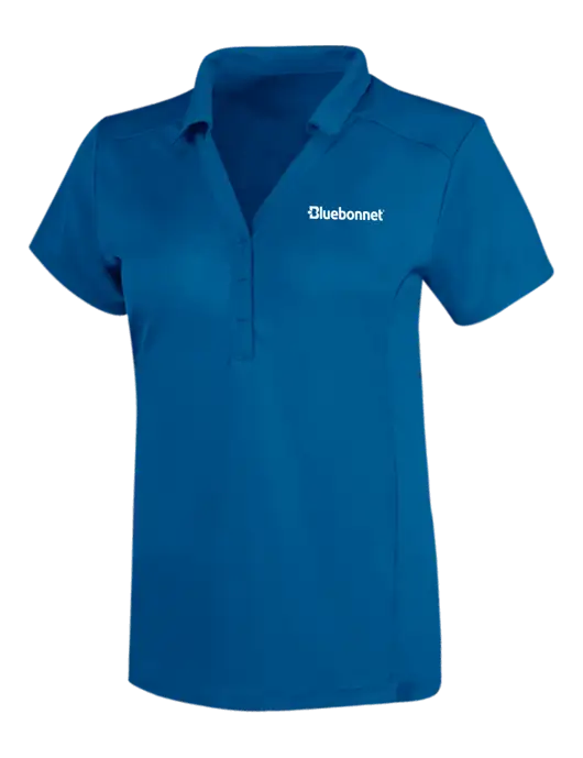 OGIO Royal Blue Womens Framework Polo w/Bluebonnet Logo