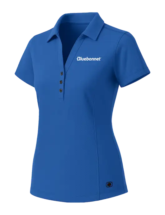 OGIO Womens Royal Blue ONYX Polo w/Bluebonnet Logo