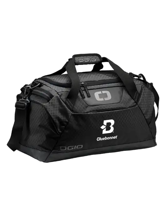OGIO Black Catalyst Duffle
 w/Bluebonnet Logo