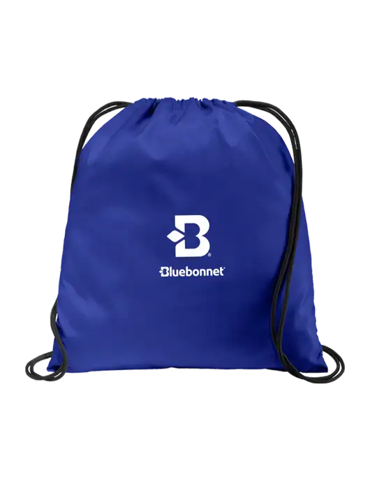 Drawstring  Royal Cinch Pack w/Bluebonnet Logo