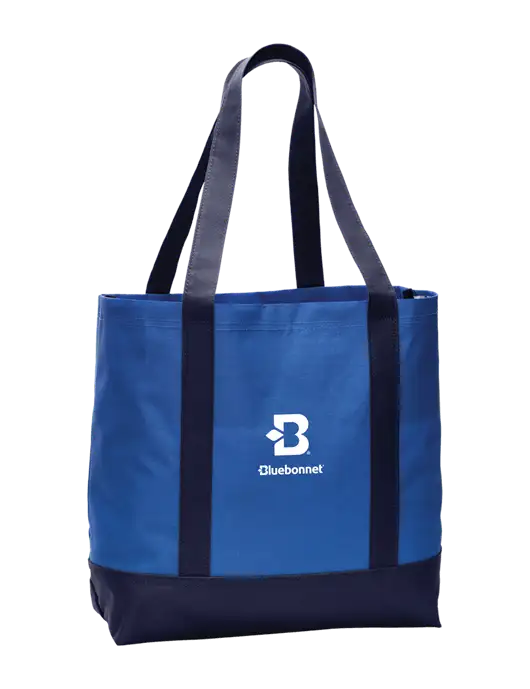 Carryall Blue/Navy Day Tote Twilight w/Bluebonnet Logo